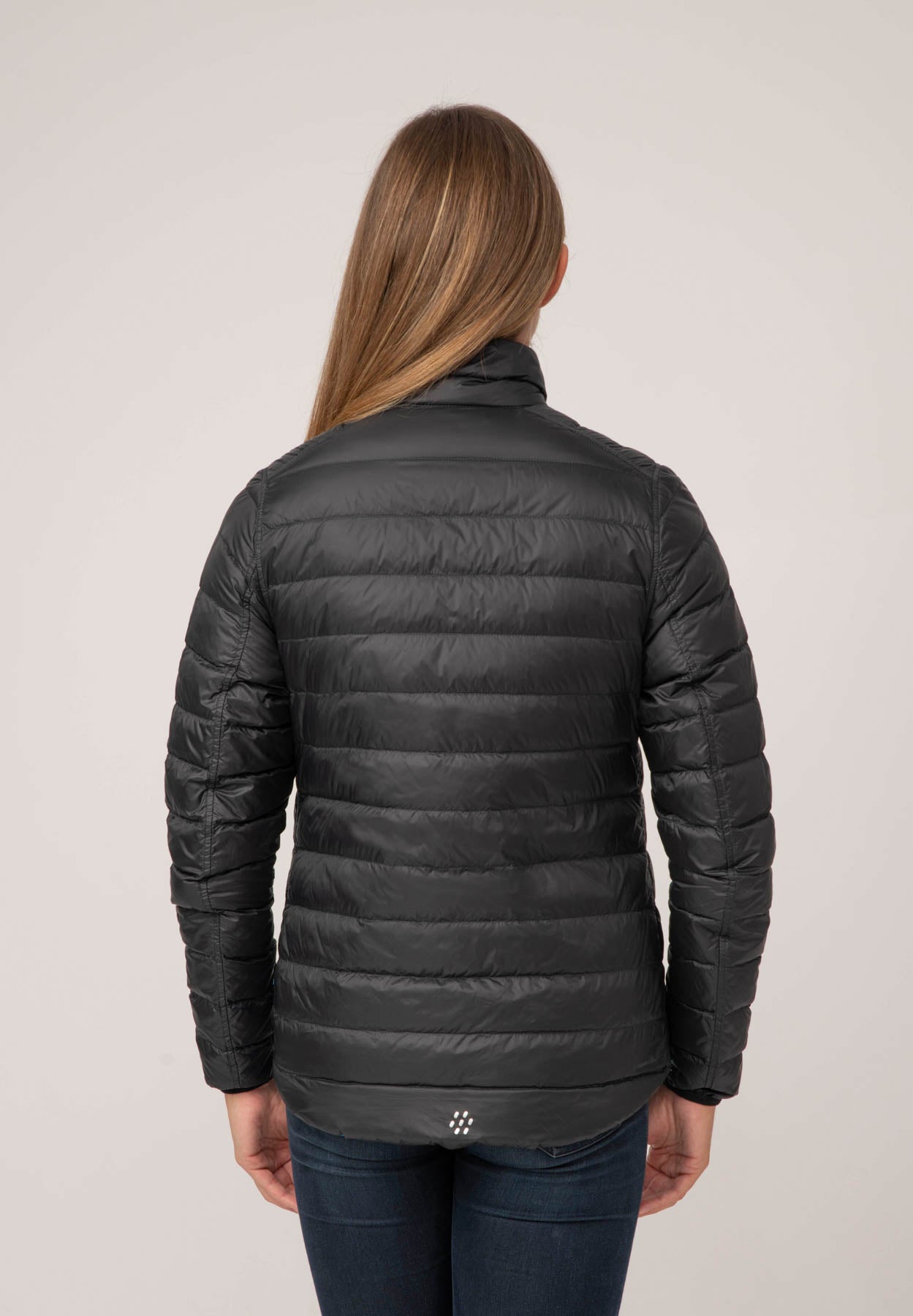 Polar II Womens Down Jacket - Jet Black Teal-Mac in a Sac