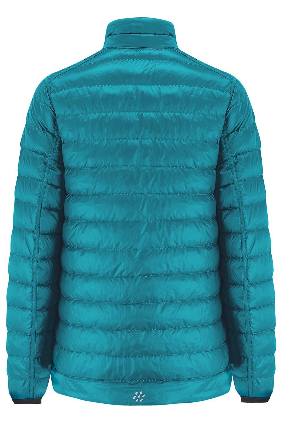 Polar II Womens Down Jacket - Jet Black Teal-Mac in a Sac