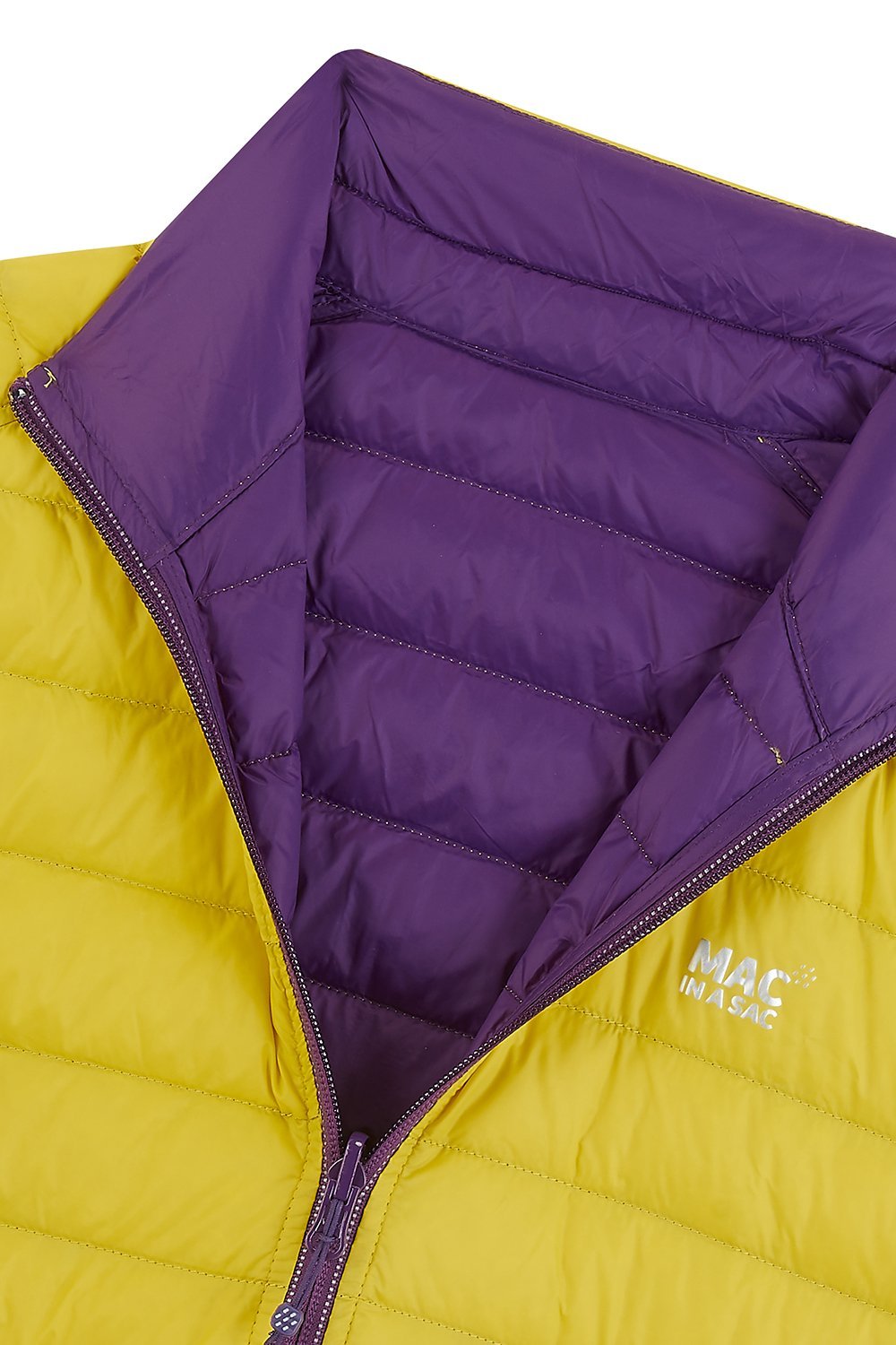 Polar II Womens Down Jacket - Yellow Grape-Mac in a Sac