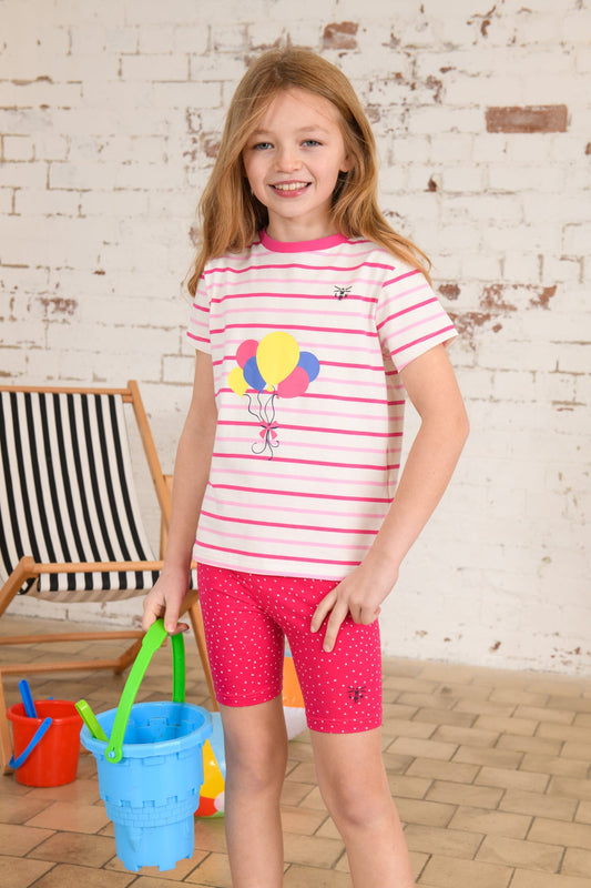 Polly Shorts - Bright Pink Dot-Lighthouse