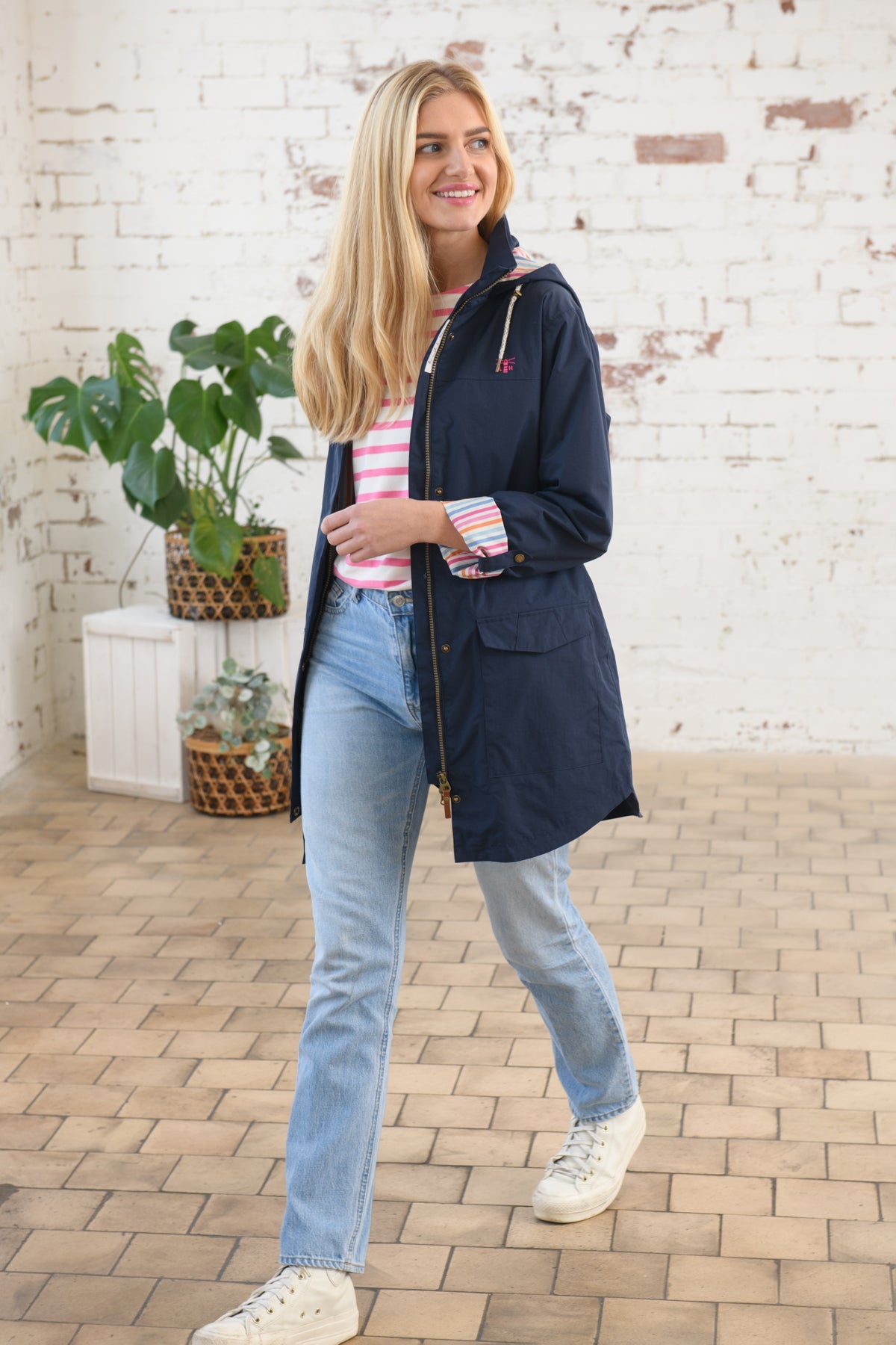 Rebecca Jacket - Navy-Lighthouse