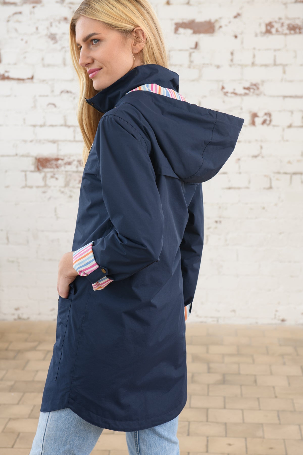Rebecca Jacket - Navy-Lighthouse