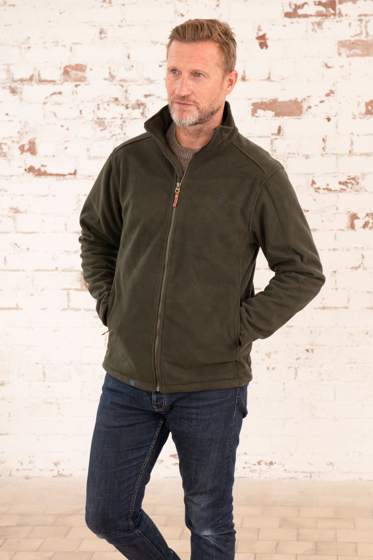 Richmond Waterproof Fleece - Hunter Green-Lighthouse