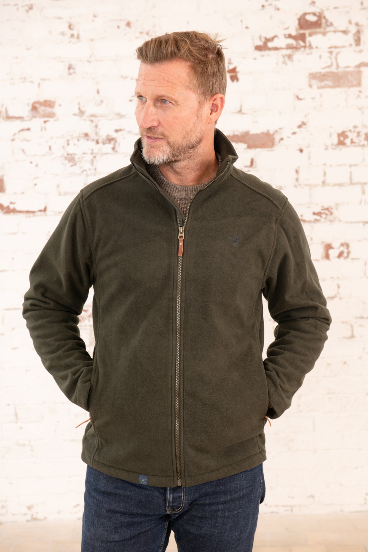 Richmond Waterproof Fleece - Hunter Green-Lighthouse