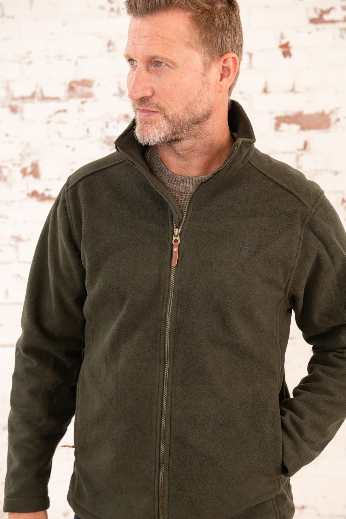 Richmond Waterproof Fleece - Hunter Green-Lighthouse