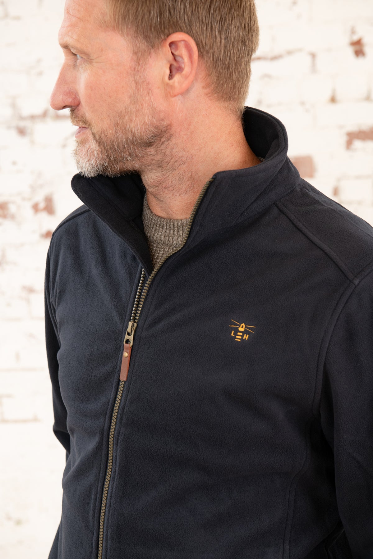 Richmond Waterproof Fleece - Navy-Lighthouse