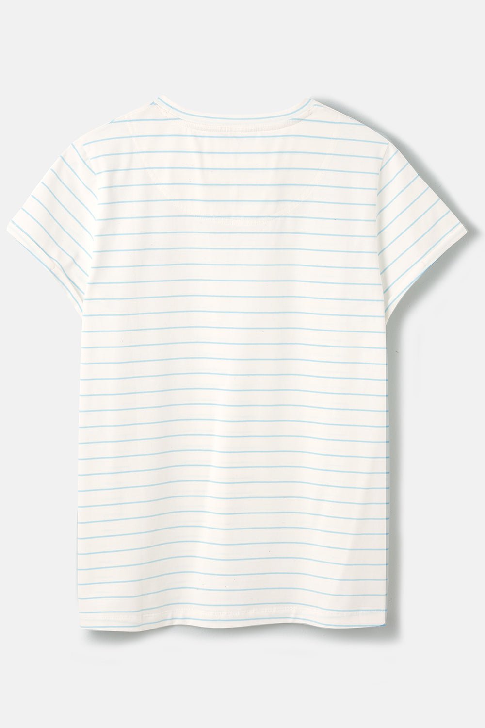 Seashore T Shirt - Cloud Pale Blue Stripe