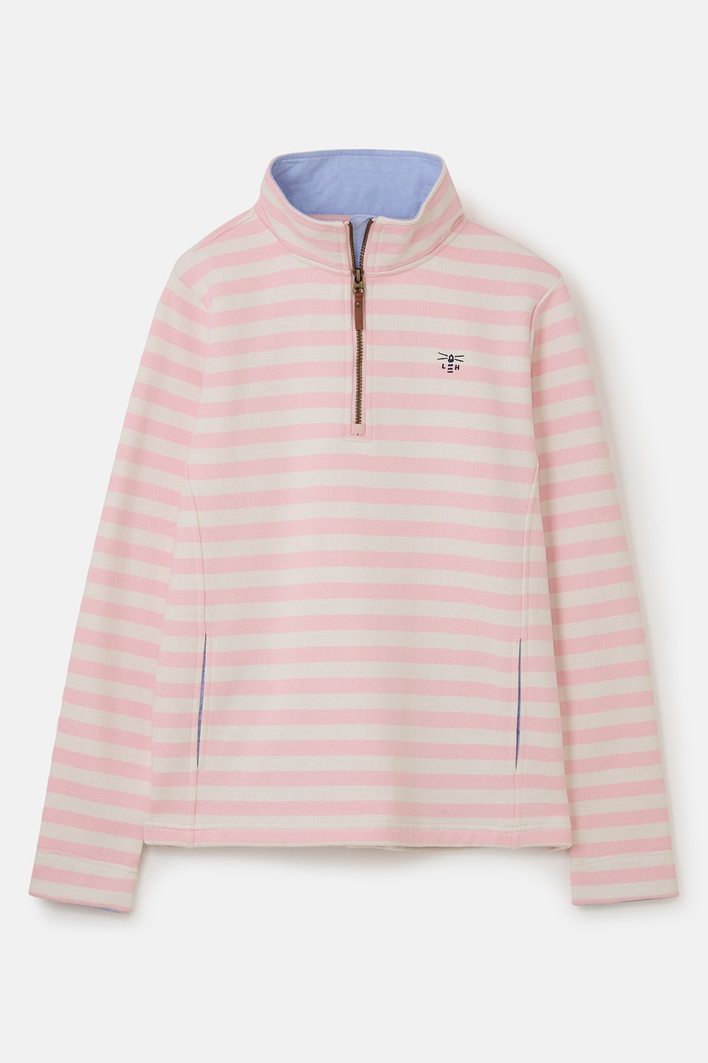 Shore Sweatshirt - Soft Pink Stripe-Lighthouse