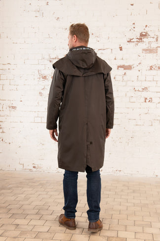 Stockman Full Length Rain Coat - Navy main image 0