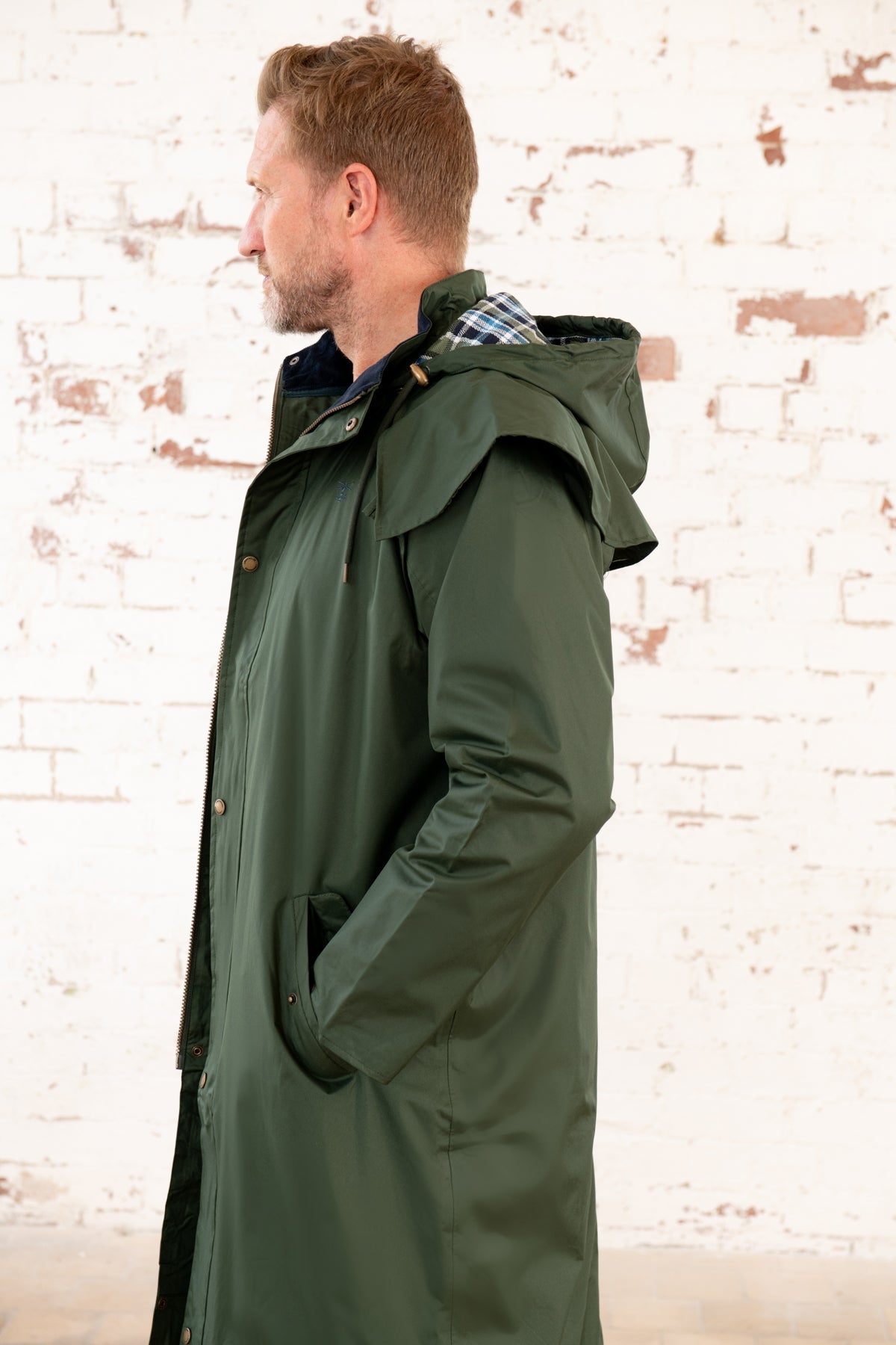 Stockman Full Length Rain Coat - Duffel-Lighthouse