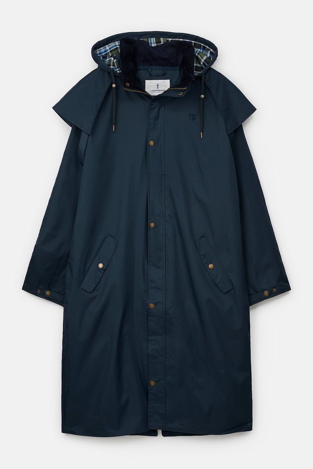 Stockman Long Raincoat Navy Men's Coats Lighthouse