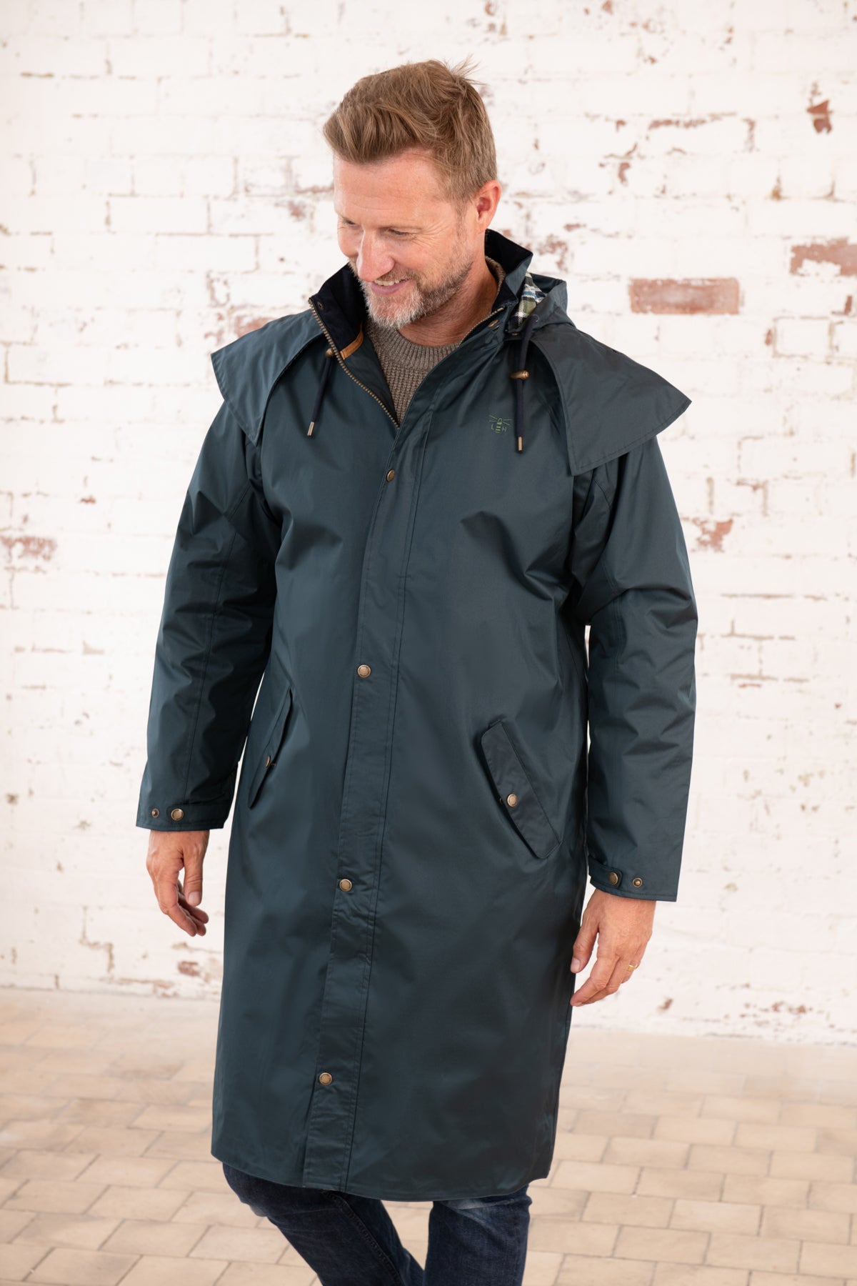 Lighthouse Stockman Mens Coat TD_LHM-STCK Navy S