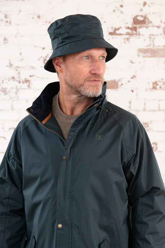 York Rain Hat - Navy-Lighthouse